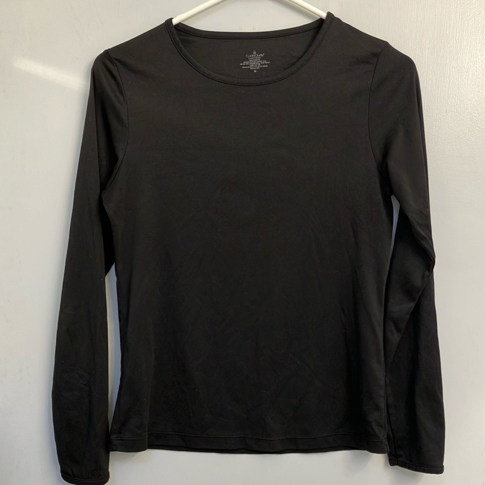 Cuddl Duds black shirt